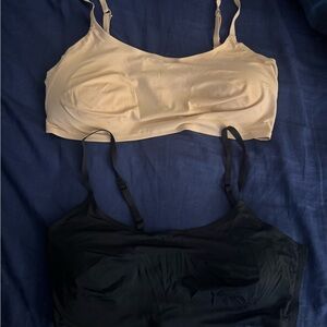Abercrombie & Fitch Black and Cream Bras